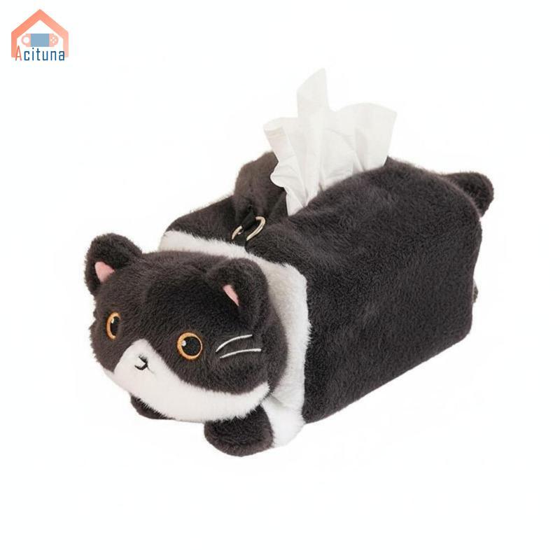 Phim Hoạt Hình Mèo Khăn Giấy Sang Trọng Hộp Đựng Khăn Giấy Dễ Thương Sắp Xếp Cho Ô Tô Để Bàn Phòng Ngủ Sử Dụng Tại Nhà