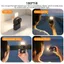 Chiếu sáng chụp ảnh WANYEDI, Đèn LED lấp đầy từ tính 3 màu có thể điều chỉnh, Đèn Video nhẹ phát hành nhanh có thể gập lại cho phụ kiện chiếu sáng máy ảnh DJI Osmo Nano