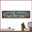 Dấu hiệu ngoài trời cho hiên nhà 40x10cm Nhôm chống thấm nước Rỉ thư giãn Dấu hiệu kim loại Trang trí tường cho sân vườn shopidaevn