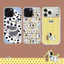 Ốp Điện Thoại Chống Vân Tay Dalmatian Từ Tính Cho iPhone 17 Pro Max16 15 14 Pro Max Cứng Dễ Thương Trong Suốt Bảo Vệ Vỏ
