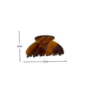 Kovoi / Phong Cách Hàn Quốc Chất Liệu Acetate Da Báo Lấy Kẹp Trung Bình Nửa Tie Tóc Cao Cấp Cá Mập Kẹp Tóc Đầu Sau Phụ Kiện Tóc Mũ Đội Đầu