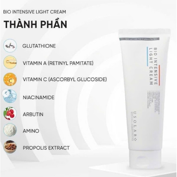 KEM DƯỠNG TRẮNG BODY USOLAB BIO INTENSIVE LIGHT DATE 2029