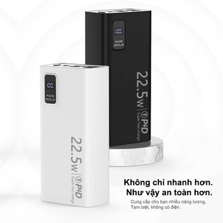 55K7 sạc dự phòng  Pro PD22.5w Sạc nhanh pin dự phòng màn hình led tích hợp tích hợp (10000mAh-50000mAh)