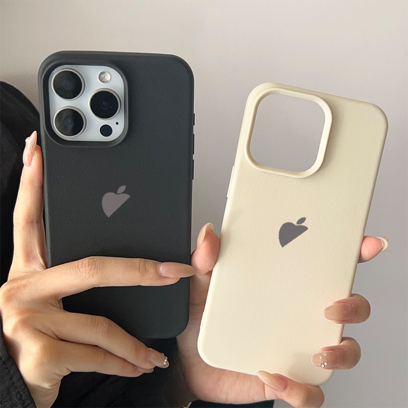 Ốp lưng cho iPhone 17 16 Pro Max 15 14 13 12 11 Hình bóng logo Apple