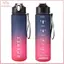 THÊM 800ml / 28oz Bình Nước Thể Thao Dung Tích Lớn Chống Rò Rỉ Cốc Nhựa Nhiều Màu Sắc Uống Ngoài Trời Du Lịch Di Động Tập Gym Thể Dục Bình BSS