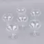 ECK 6 Chiếc Acrylic Champagne Ly Tiệc Cô Dâu Tặng Tiệc Cưới Acrylic Cốc Rượu Cốc Trang Trí Đám Cưới HOT