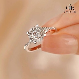 925 Silver Wedding Ring by CYTUPR ~ Trang sức thời trang
