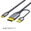 Cáp chuyển đổi Niki USB Type C sang cáp 4K 60Hz Hỗ trợ cảm ứng Cáp đực sang Type C cho màn hình