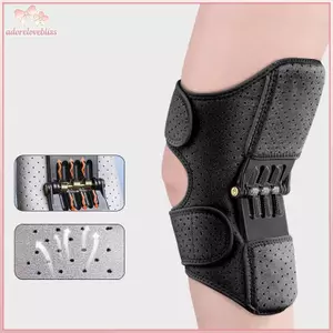 THÊM Mạnh Mẽ Rebound Lò Xo Hỗ Trợ Đầu Gối Thiết Bị Chống Trơn Trượt Thoáng Khí Tăng Áp Đầu Gối Có Thể Điều Chỉnh Lò Xo Ổn Định Nẹp Hỗ Trợ Khớp BSS