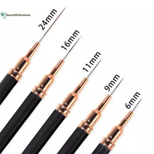 BeautifulHomeA 5 Cái / bộ Bàn Chải Lót Móng Tay Nghệ Thuật Chuyên Nghiệp Cho Thiết Kế Tranh Sọc, Gel Lót Móng Tay Nghệ Thuật Bàn Chải Cho Móng Tay 7 / 9 / 11 / 15 / 20mm VN