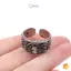 Nhẫn Cáo Chín Đuôi Vintage Dành Cho Nữ Nam Hợp Thời Trang Nhẫn Trang Sức Quà Tặng Có Thể Điều Chỉnh Mới