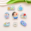 Set Charm Shin Đỏ May Mắn Tinh Nghịch Và Hội Bạn May Mắn Kawaii, Bộ Charm Mèo Tài Lộc Ngựa Đỏ Cún Dễ Thương