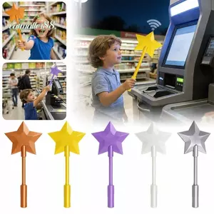 CATMALLER88 Star Wand Tap To Pay, Hộp đựng thẻ tín dụng di động Hộp đựng thẻ thanh toán không tiếp xúc, Cây đũa phép in hình Star Magic Wand Thẻ tín dụng Cây đũa phép thanh toán