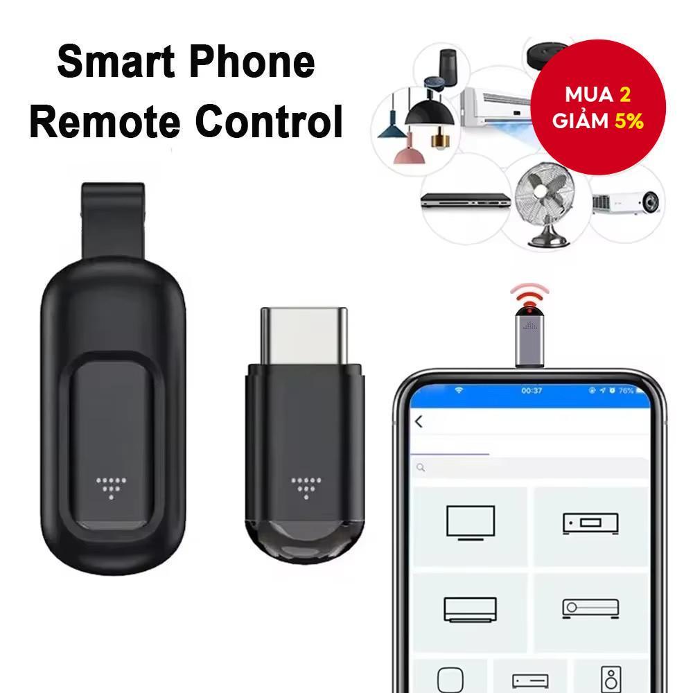 Điều khiển từ xa hồng ngoại thông minh mới loại C Micro USB cho điện thoại di động, hộp TV và điều hòa không khí.