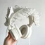 MERIGGIARE Gothic Wing Angel Headband, Ren Sweet Cosplay Mũ Đội Đầu, Gothic Ruy Băng Nơ Quấn Đầu Phụ Kiện Tóc