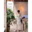 Đầm yếm chấm bi cổ điển Đầm ren nữ
