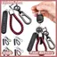 Littleloves1 Hợp Thời Trang DIY Điện Thoại Di Động Biển Số Mặt Dây Chuyền Móc Khóa Dành Cho Nam Punk Đơn Giản Dệt Dây Da Chống Mất Chìa Khóa Xe Phụ Kiện VN