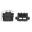 YICA 2 Bộ Hộp số RC, Vỏ hộp số RC màu đen bằng nhựa, Phụ kiện RC cho Wltoys 284161/284010/284131 Phiên bản, phiên bản K969, xe RC phiên bản K989