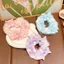 Kuromi Phụ Kiện Tóc Trẻ Em Dây Buộc Tóc Scrunchy Cho Bé Gái Không Làm Tổn Thương Tóc Dây Cao Su Bé Gái Dây Buộc Tóc Đầu Dây Buộc Mũ Đội Đầu