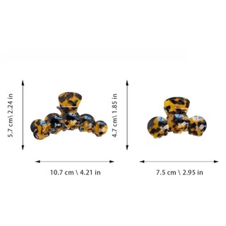 Kovoi / Phong Cách Hàn Quốc Cao Cấp Acetate Lấy Kẹp Thanh Lịch Sóng Tròn Kẹp Tóc Thời Trang Tính Khí Cá Mập Kẹp Phụ Kiện Tóc