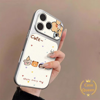 Ốp Lưng Tương Thích Cho iPhone 11 16 17 15 13 12 14 Pro Max 17 Air 14 Plus Hoạt Hình Gấu Động Vật Nhỏ Đầy Màu Sắc Tình Yêu Ngay Lập Tức Miếng Dán