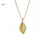 JULYHOT Thanh Lịch Kim Cương Giả Lá Mặt Dây Chuyền Nelaces Dành Cho Nữ Sáng Bóng Zircon Thép Không Gỉ Lá Kim Loại Choker Đơn Giản Xương Đòn Dây Xích Massivedeals