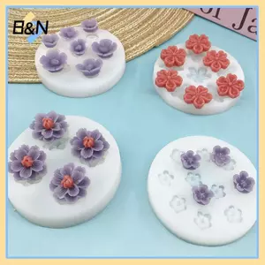 Khuôn Silicon Hoa Anh Đào B & N Làm Bánh Ngọt Nướng Hoa Có Thể Tái Sử Dụng Khuôn Fondant Cho DIY Chocolate Kẹo Xà Phòng Thủ Công.