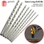 GAVESTO 1 Mũi khoan cực dài, Công cụ khoan đường kính chuôi thẳng 2-6mm, Chiều dài thép HSS 160-300mm Dụng cụ điện cho nhựa nhôm gỗ