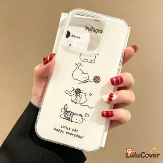 Vỏ bọc IMD màu trắng hình mèo dễ thương cho Realme C85 Pro C75 C75x C73 C71 C67 C65 C65s C63 C61 C55 C53 C51 C51s C35 C33 C31 C30 C30s 4G 5G Vỏ kem phong cách mèo hoạt hình Ins