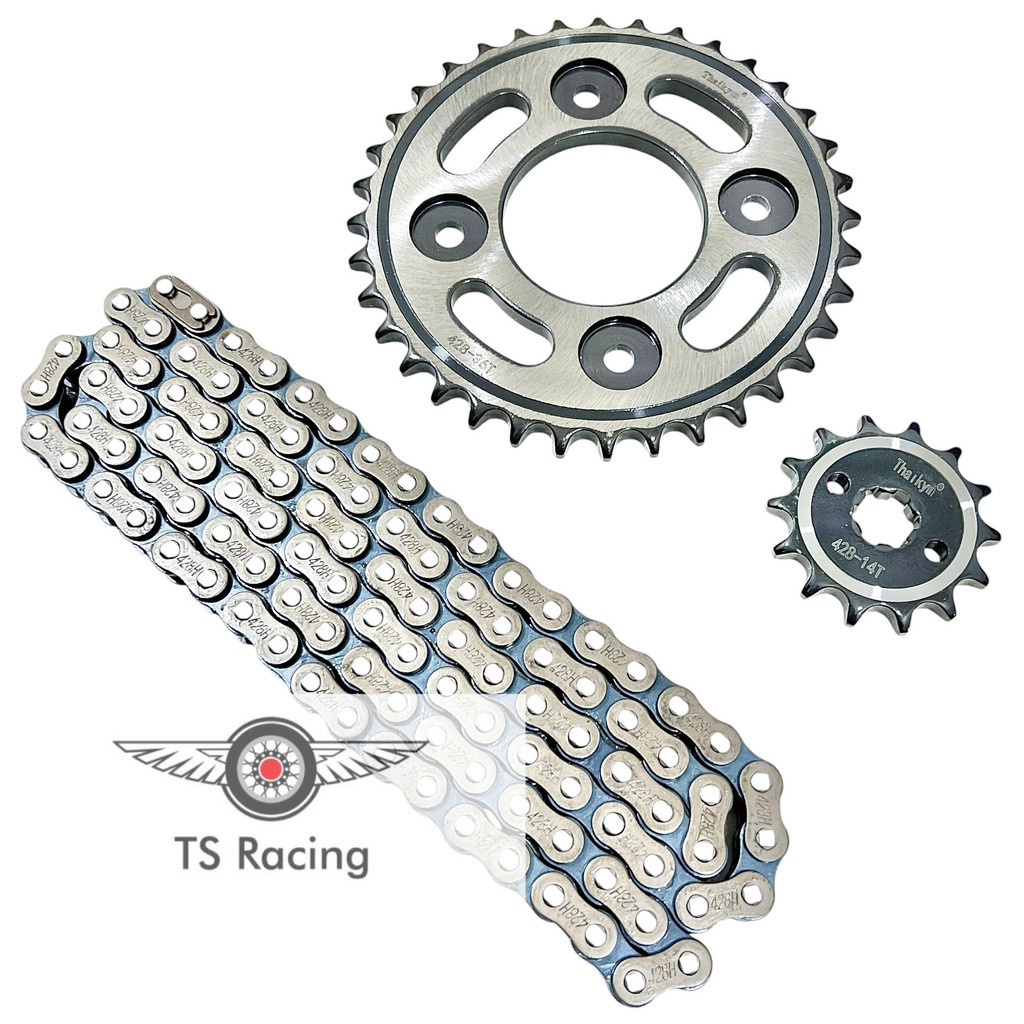 Bộ nhông sên đĩa NSD xích sên ThaiKym thái lan wave rs - wa100 - ws100 - w rsx100 (428H 14-36-106L)