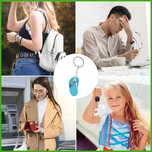 Kim Loại Dép Móc Khóa Kim Loại Dép Hình Ngộ nghĩnh Móc Khóa Sáng Tạo Móc Khóa Cho Ba Lô Ví Hành Lý Móc Khóa wipqsvn