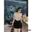 Chân Váy Kaki Jean Nữ Bigsize Thêu Thỏ Form A Lưng Cao Có Quần Trong Bảo Hộ MS2109