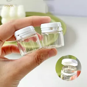 PNPIA- 3 / 6 / 10 Cái Lọ Mỹ Phẩm Hộp Đựng Thủy Tinh Du Lịch Chai Buttercream Trong Suốt Có Nắp & Cắm Bên Trong Hộp Mini Có Thể Đổ Lại