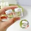 PNPIA- 3 / 6 / 10 Cái Lọ Mỹ Phẩm Hộp Đựng Thủy Tinh Du Lịch Chai Buttercream Trong Suốt Có Nắp & Cắm Bên Trong Hộp Mini Có Thể Đổ Lại
