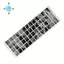 Chữ Trắng Pháp Azerty Bàn Phím Miếng Dán Màu Đen Cho Laptop PC