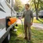 LACYESUK RV Phễu Bình Nước Tươi, Bộ Chuyển Đổi Đa Năng Phễu Làm Đầy Nước Phễu Adapter, Đầu Vào Nước Chống Rò Rỉ Thiết Kế Di Động Phụ Kiện Làm Đầy Xe Tăng Motorhome