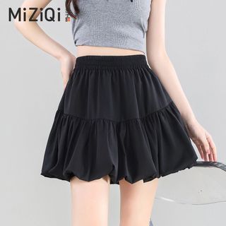 Ngọt Ngào Trắng Xếp Ly Váy Chữ a Nữ Mùa Hè Phong Cách Mới Cao Cấp Ôm Hơn Nhìn Váy Hoa Bud Mây Váy Pettiskirt