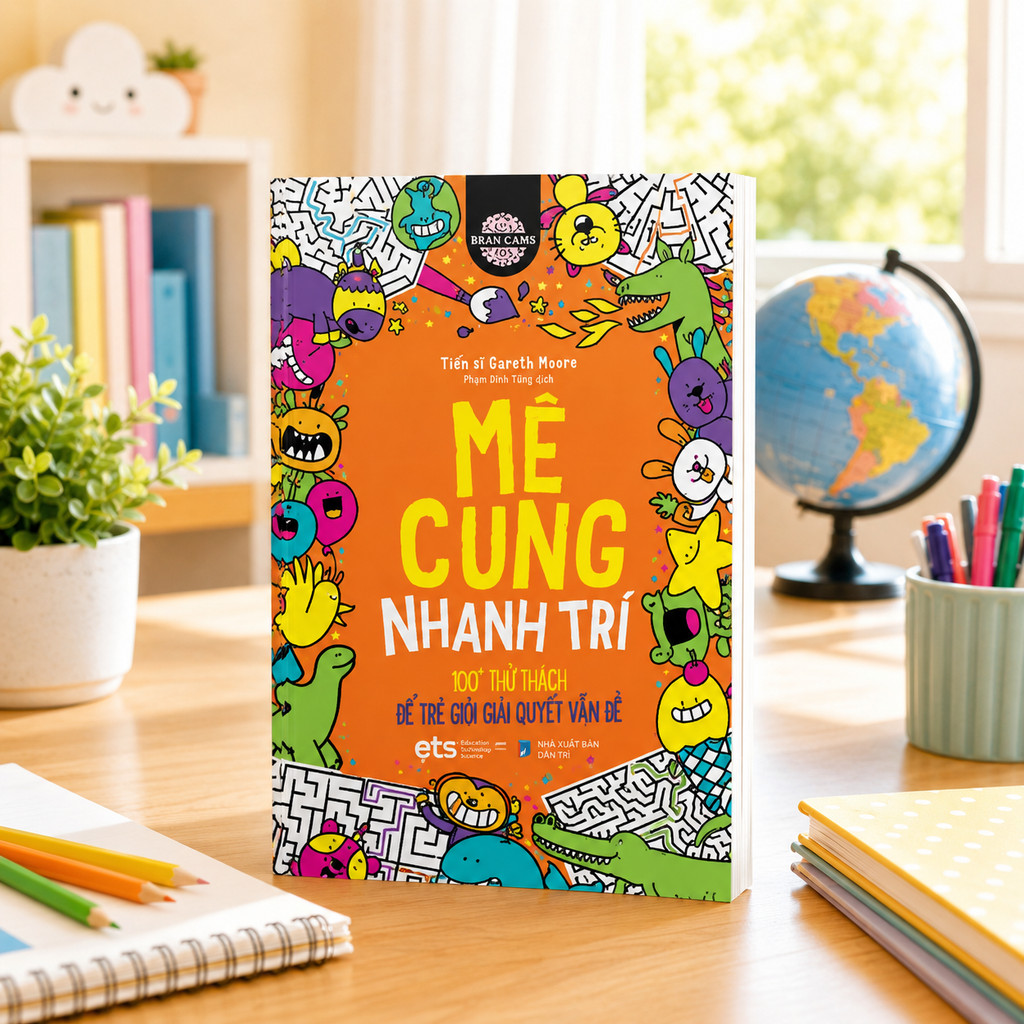 Sách -Combo: Brain Games:Thử Thách Stem+Nhẩm Nhanh+Thể Dục Trí Não+Luyện Trí Nhớ+Mê Cung Nhanh Trí+Thử Thách Logic (ETS)