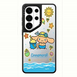 Từ Bãi Biển Bãi Biển Thỏ Mèo Gương Cứng Phone Case For Samsung Galaxy S26 25 24 23 UItra S26 25 24 Plus Vỏ Bảo Vệ Chống Sốc