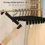 Bộ móc treo quần nhựa chống trượt TRTR có kẹp Váy liền mạch có thể điều chỉnh để lưu trữ tủ quần áo Tiết kiệm không gian VN