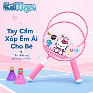 Bộ Vợt Cầu Lông KidToys Siêu Nhẹ Cho Bé - Dễ Cầm, Dễ Chơi Trong Nhà Và Ngoài Trời