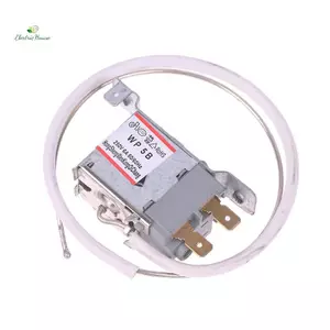 WP5B 2Pin Tủ Lạnh Lạnh Nhiệt AC 250V 6A 50 / 60Hz Phụ Kiện Tủ Lạnh 50cm Dây Kim Loại mới