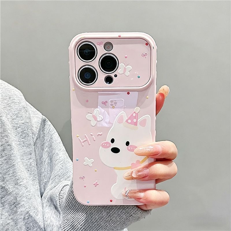 Ốp lưng chó Tây Highland cho iPhone 17 14 Pro Max/14 Plus/13/12/11 Pro