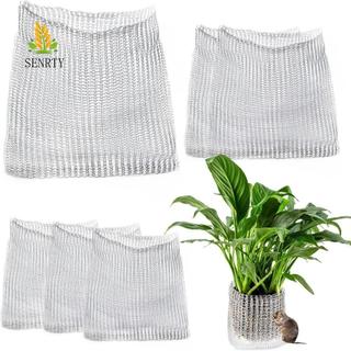 Túi lưới chống côn trùng SENRTY, Vỏ bảo vệ rễ cây lưới dày đặc bằng thép không gỉ, Lồng dây lưới làm vườn Túi lưới bảo vệ chống rách thoáng khí Bảo vệ bóng đèn hoa