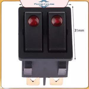 POWER KCD3-606 Công tắc quay đôi có đèn BẬT / TẮT Công tắc nút nguồn 6Pin Chảo nướng điện Công tắc nóng điện 16A ~ 250V AC.