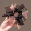 MAUROPOLI Phong Cách Mới MAUROPOLI Gạc Nơ Scrunchy Dây Buộc Tóc Ánh Sáng Sang Trọng Nhẹ Nhàng Tính Khí Phù Hợp Với Dây Buộc Tóc