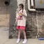Bộ đồ thể thao mùa hè 150kg Fat mm Salt Series dành cho nữ Plus Size Quần Short ngắn tay Hàn Quốc Bộ đồ hai mảnh dáng rộng thông thường