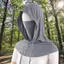 AqToCna Mặt nạ thoáng khí có mũ vành Ice Silk Sun Shade Nam Nữ Che toàn mặt Ne Bảo vệ cho xe đạp ngoài trời AqToCna