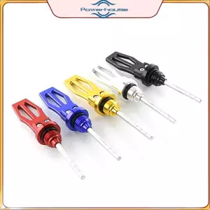 POWER 1Pc Động Cơ Xe Máy Cấp Dầu Dipsti Sửa Đổi Phần Xe Máy CNC Gia Công Chính Xác Al Hợp Kim Máy Dầu Dipsti.