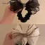 AqToCna Phong Cách Hàn Quốc Lưới Kim Cương Giả Nơ Dây Tóc Co Giãn Scrunchies Đuôi Ngựa Giá Đỡ Dây Buộc Tóc Cho Nữ Thời Trang Đơn Giản Phụ Kiện Tóc AqToCna